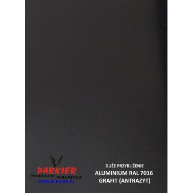 Parapet zewnętrzny Aluminiowy Ral 7016